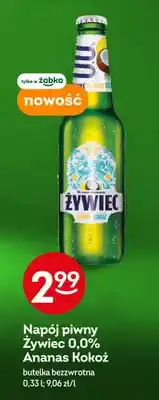 Żabka Piwo bezalkoholowe Napój piwny Żywiec Ananas Kokoż oferta