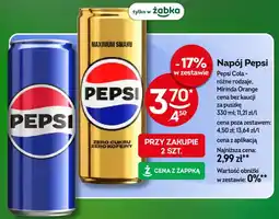 Żabka Napój gazowany Pepsi Cola oferta