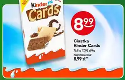 Żabka Ciastka Kinder Cards oferta