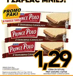 Kupiec Wafelek Prince Polo z odrobiną czekolady oferta