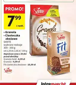 Intermarche Granola czekoladowa Sante oferta