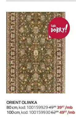 Komfort Chodnik Orient Oliwka szerokość 80 cm oferta