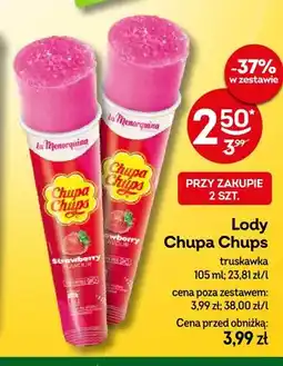 Żabka Lody Chupa Chups truskawka oferta