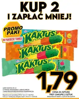 Kupiec Lody Kaktus Sweet & Sour brzoskwinia-pomarańcza oferta