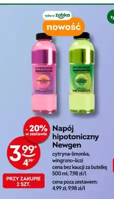 Żabka Napój hipotoniczny Newgen cytryna-limonka oferta