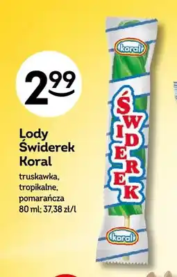 Żabka Lody Świderek truskawka oferta