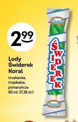 Żabka Lody Świderek truskawka oferta