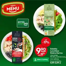 Żabka Sałatka w stylu włoskim z kurczakiem i pesto Dobra Karma oferta