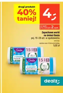 Dealz Zapachowe worki na śmieci Gosia 15 l 26-pak oferta