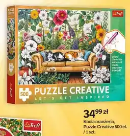 Empik Puzzle Creative Kocia oranżeria Trefl 500 el oferta
