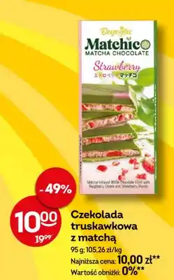 Żabka Czekolada truskawkowa z matchą Beyoğlu Matchico oferta