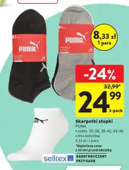 Intermarche Skarpetki stopki Puma 3-pak oferta