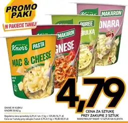Kupiec Danie w kubku Knorr Puree z boczkiem i cebulką oferta