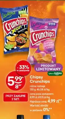 Żabka Chipsy Crunchips Bitter Sweet Flavour oferta