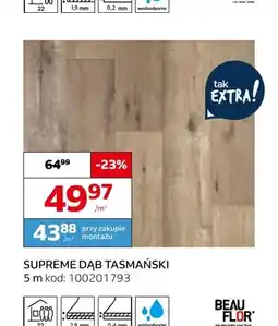 Komfort Wykładzina elastyczna Supreme Dąb Tasmański oferta