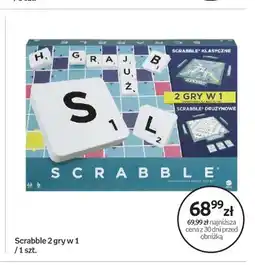 Empik Gra planszowa Scrabble 2 gry w 1 oferta