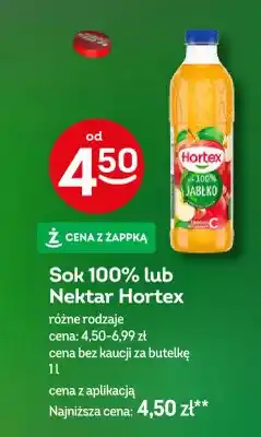 Żabka Sok Hortex Jabłko 100% oferta