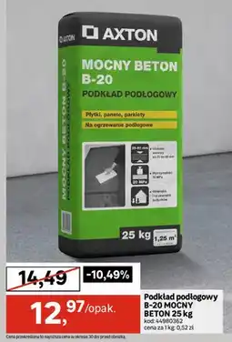 Leroy Merlin Podkład podłogowy B-20 Mocny Beton Axton oferta