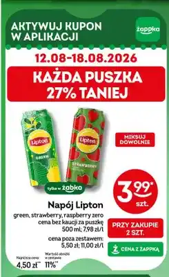 Żabka Napój Lipton Green oferta