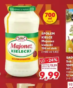 Kaufland Majonez Społem Kielce oferta