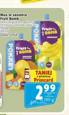 Prim Market Mus w saszetce Fruit Bomb mango Dawtona oferta