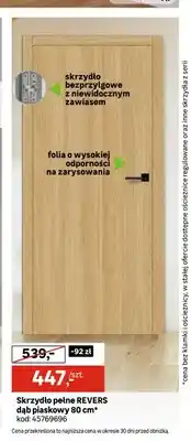 Leroy Merlin Skrzydło pełne Revers dąb piaskowy oferta