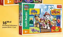 Empik Puzzle Psi Patrol i dinozaury Trefl 100 el oferta