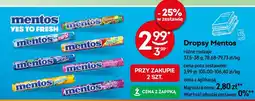 Żabka Dropsy Mentos Mint oferta