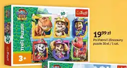 Empik Puzzle Psi Patrol i dinozaury Trefl 30 el oferta