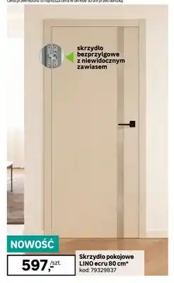 Leroy Merlin Skrzydło pokojowe Lino ecru oferta