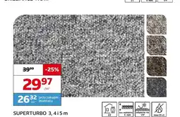 Komfort Wykładzina dywanowa Superturbo 3,4 i 5 m oferta