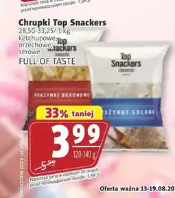 Prim Market Chrupki Top Snackers ketchupowe Full of Taste oferta
