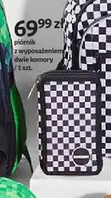 Empik Piórnik z wyposażeniem dwukomorowy BackUP w szachownicę oferta
