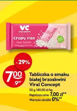 Żabka Tabliczka o smaku białej brzoskwini Viral Concept oferta