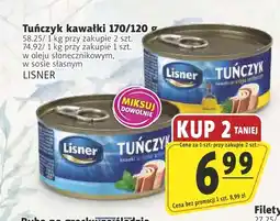 Prim Market Tuńczyk kawałki w oleju słonecznikowym Lisner oferta