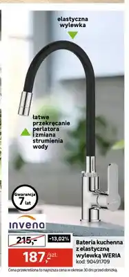 Leroy Merlin Bateria kuchenna z elastyczną wylewką Weria oferta