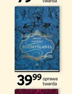 Empik Książka Rozmyślania oprawa twarda oferta