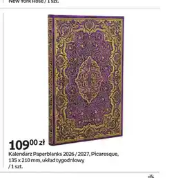 Empik Kalendarz Paperblanks 2026/2027 Picaresque 135x210 mm oferta