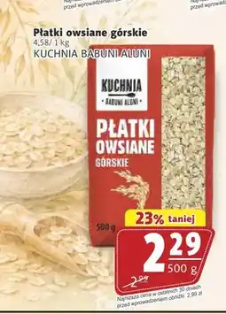 Prim Market Płatki owsiane górskie Kuchnia Babuni Aluni oferta