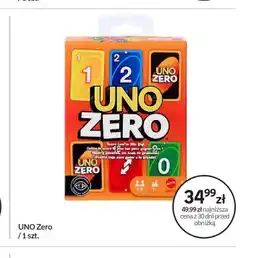 Empik Gra karciana UNO Zero Mattel Games oferta