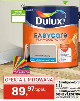 Leroy Merlin Emulsja kolorowa Dulux EasyCare oferta