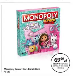 Empik Gra planszowa Monopoly Junior: Koci domek Gabi oferta