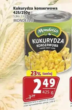 Prim Market Kukurydza konserwowa Mondello oferta