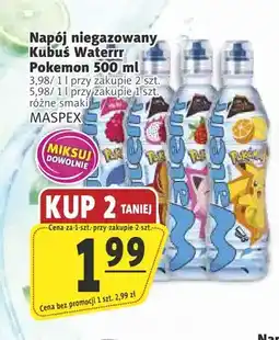 Prim Market Napój niegazowany Kubuś Waterrr Pokemon oferta