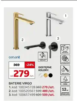 Komfort Bateria umywalkowa Cersanit Virgo oferta