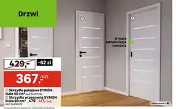 Leroy Merlin Skrzydło pokojowe Syrion białe oferta