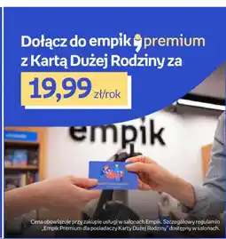 Empik Subskrypcja Empik Premium z Kartą Dużej Rodziny oferta