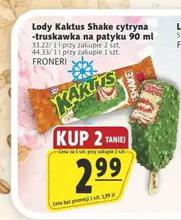 Prim Market Lody Kaktus Shake cytryna-truskawka na patyku oferta