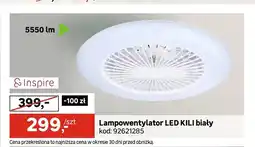 Leroy Merlin Lampowentylator LED Kili biały oferta