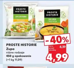 Kaufland Zupa krem Proste Historie oferta